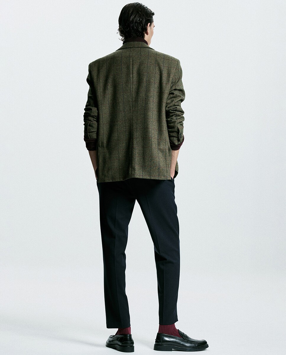 Blazer de Coleção Castanho-9