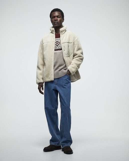 Imagen 0 de Sudadera sherpa beige