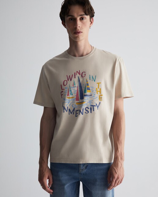 Imagem 0 de T-shirt estampada