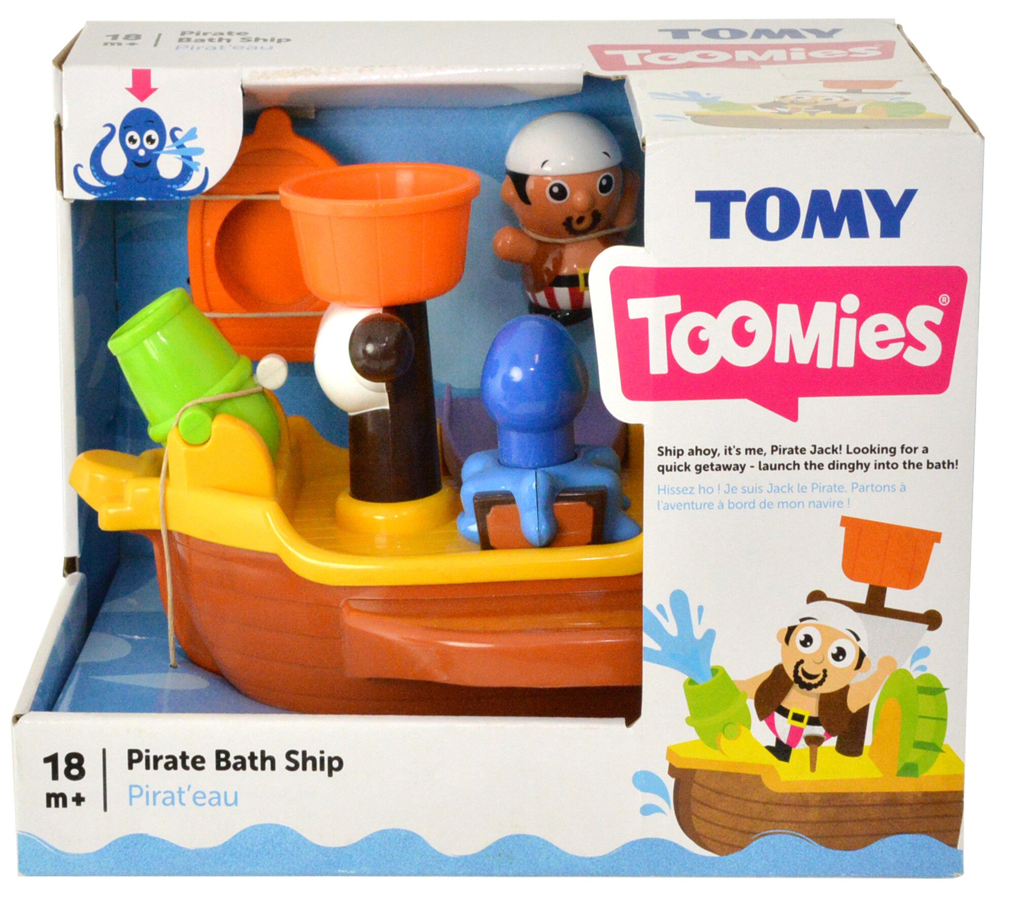 Barco pirata juguete para el baño Tomy Toomies 2