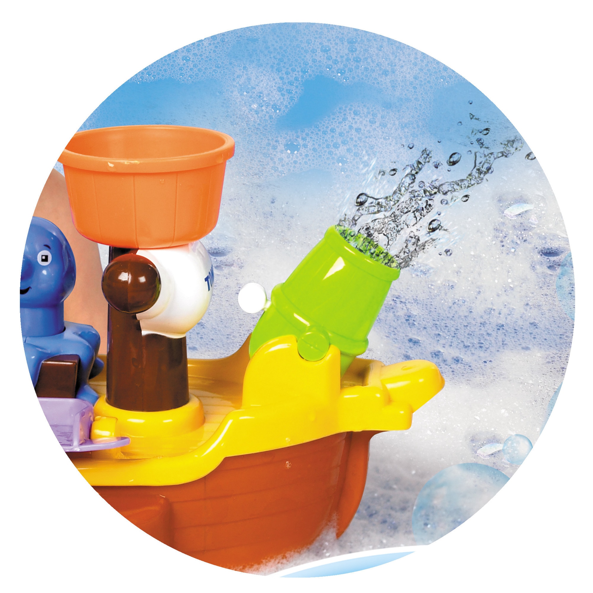 Barco pirata juguete para el baño Tomy Toomies 5