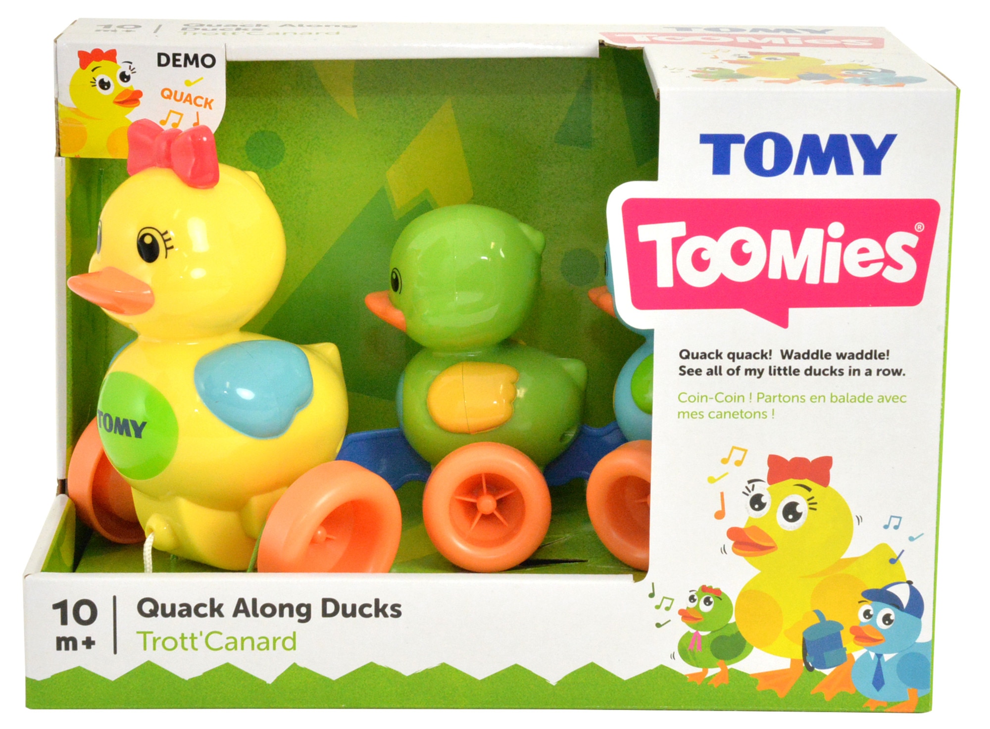 Juguete de Arrastre familia patitos Tomy Toomies 2