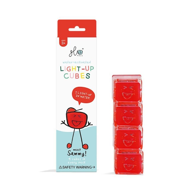 Imagen 0 de Juguete sensorial 4 Cubos de luz rojos Joykids