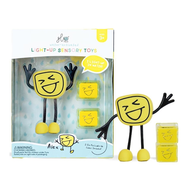 Imagen 0 de Juguete sensorial 1 Personaje + 2 cubos de luz amarillos Joykids