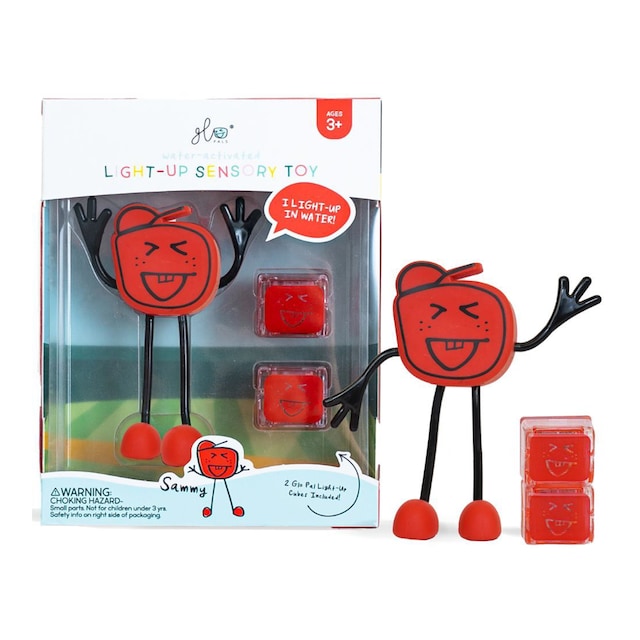 Imagen 0 de Juguete sensorial 1 Personaje + 2 cubos de luz rojos Joykids