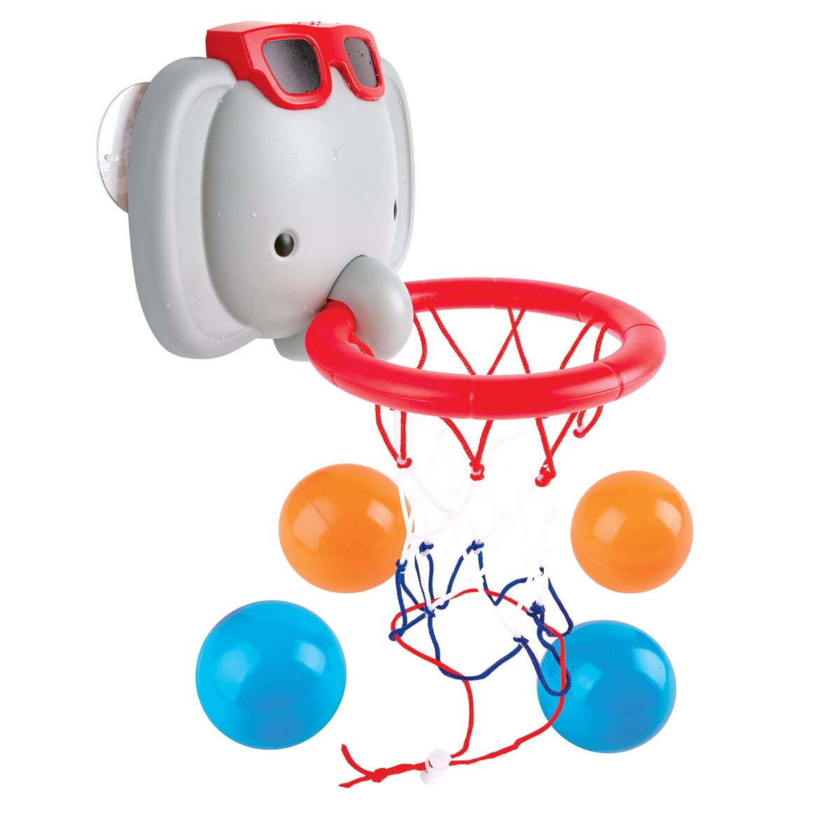 Cesta de Baloncesto de baño Elefante Hape 1