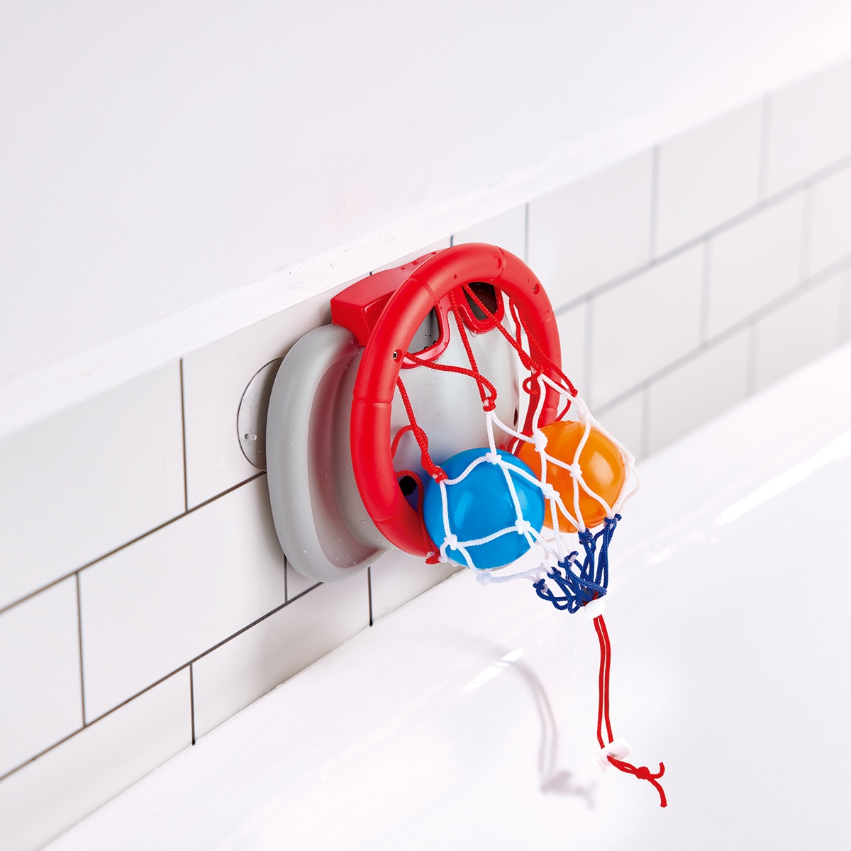 Cesta de Baloncesto de baño Elefante Hape 3