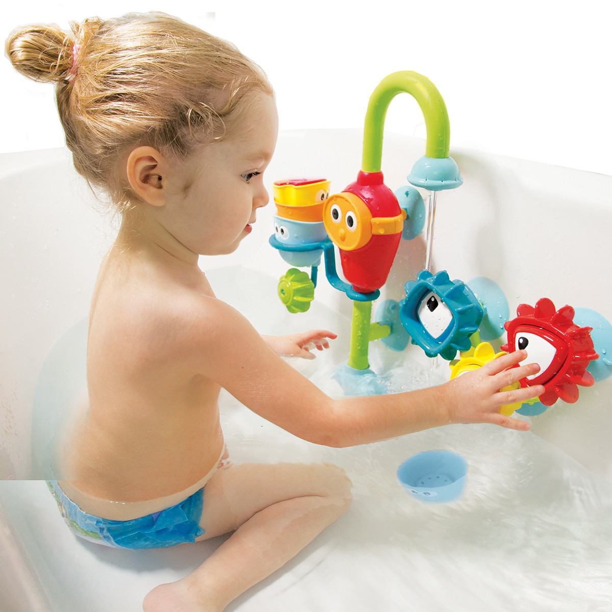 Juguete de baño Grifo Encaja y Gira pro Yookidoo 3