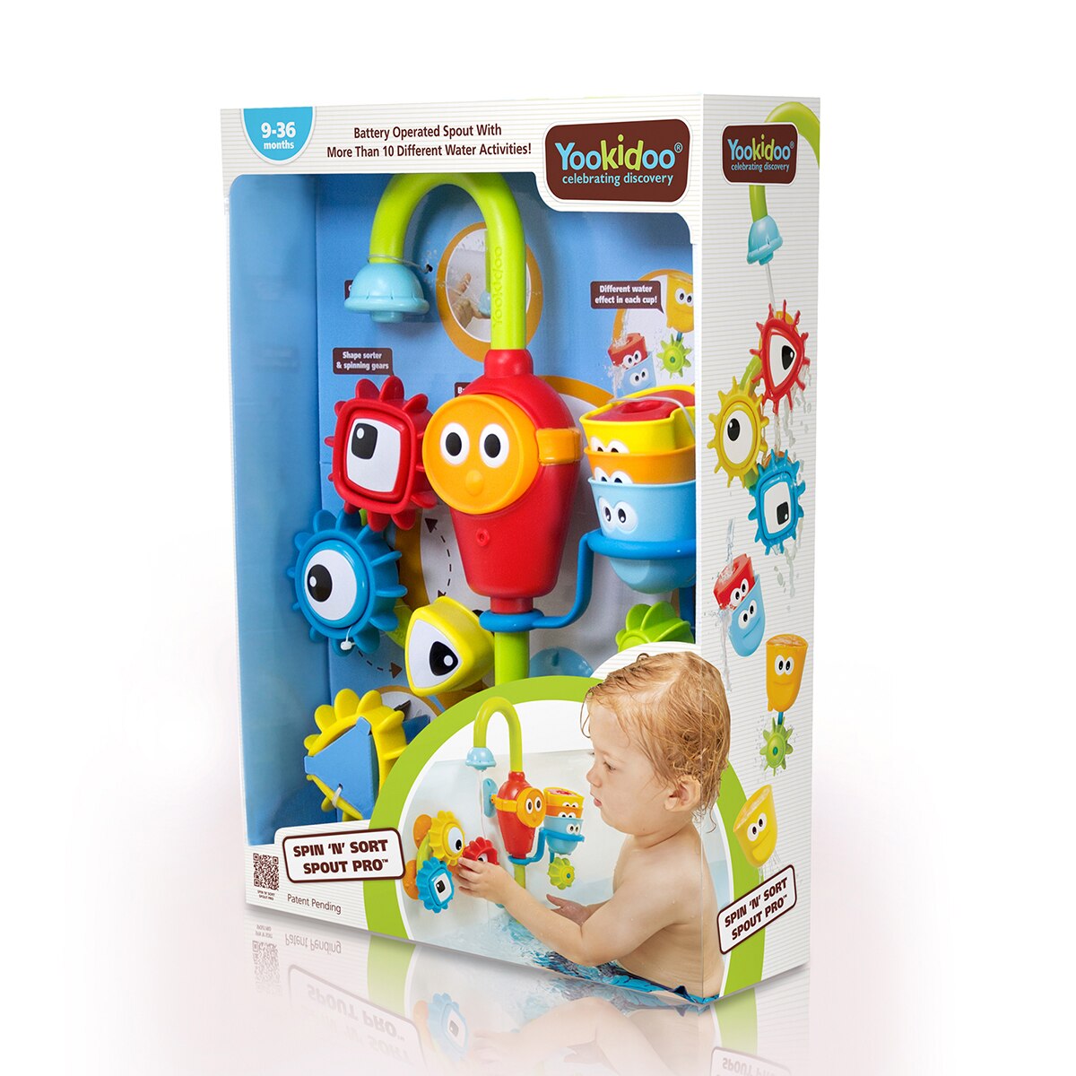 Juguete de baño Grifo Encaja y Gira pro Yookidoo 5