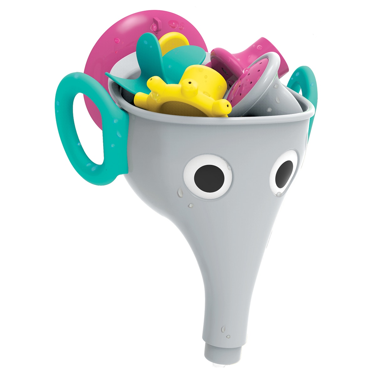Juguete de baño Funelefun llena y rocía gris Yookidoo 2