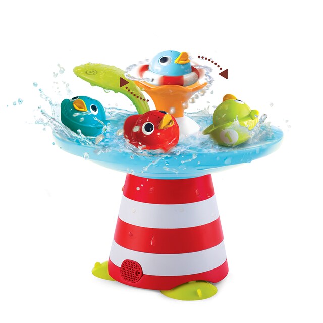 Juguete de baño Carrera mágica de patos Yookidoo