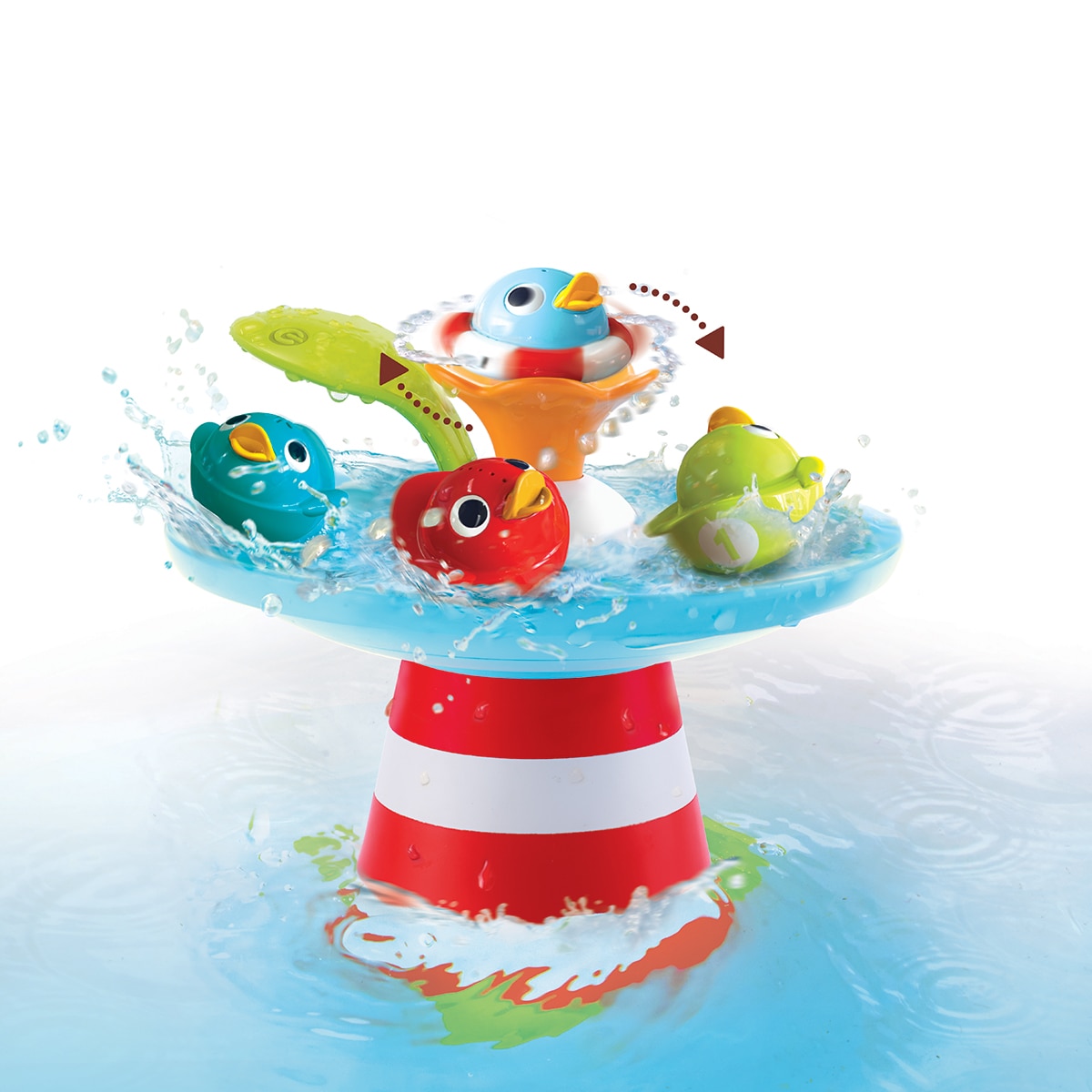 Juguete de baño Carrera mágica de patos Yookidoo 2