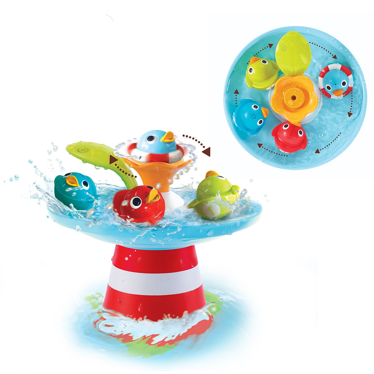 Juguete de baño Carrera mágica de patos Yookidoo 3