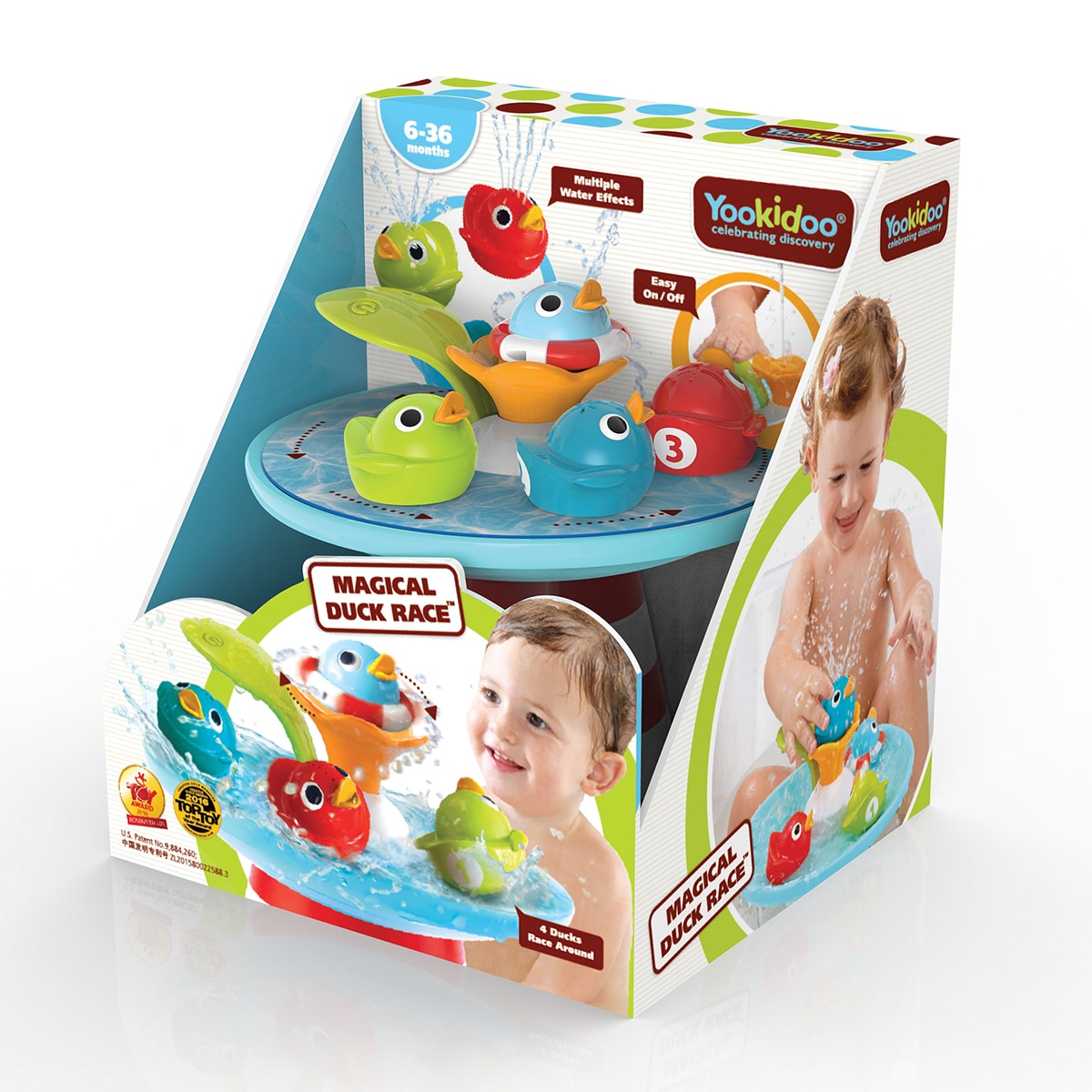 Juguete de baño Carrera mágica de patos Yookidoo 7