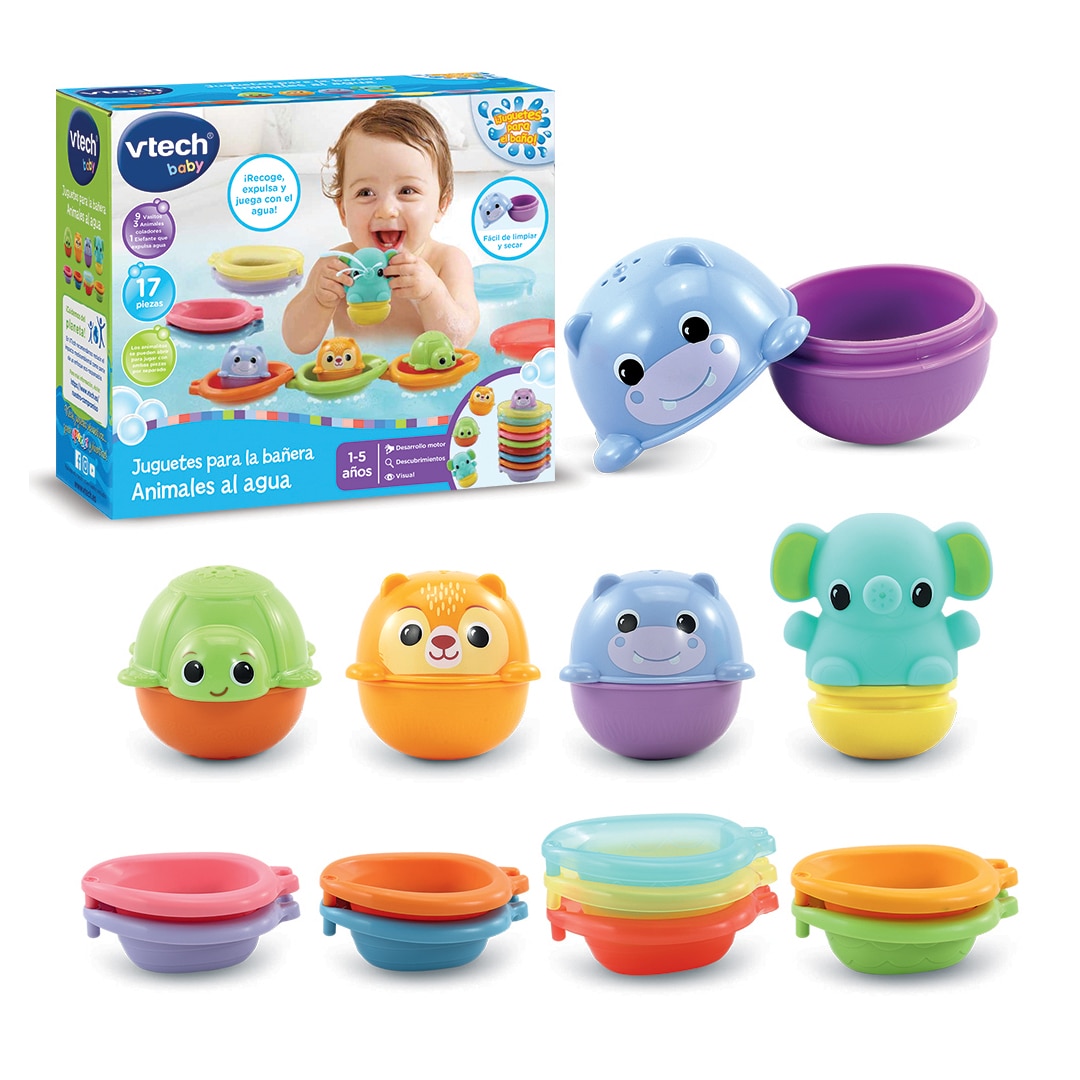 Imagen 0 de Juguetes para la bañera Animales al agua Vtech