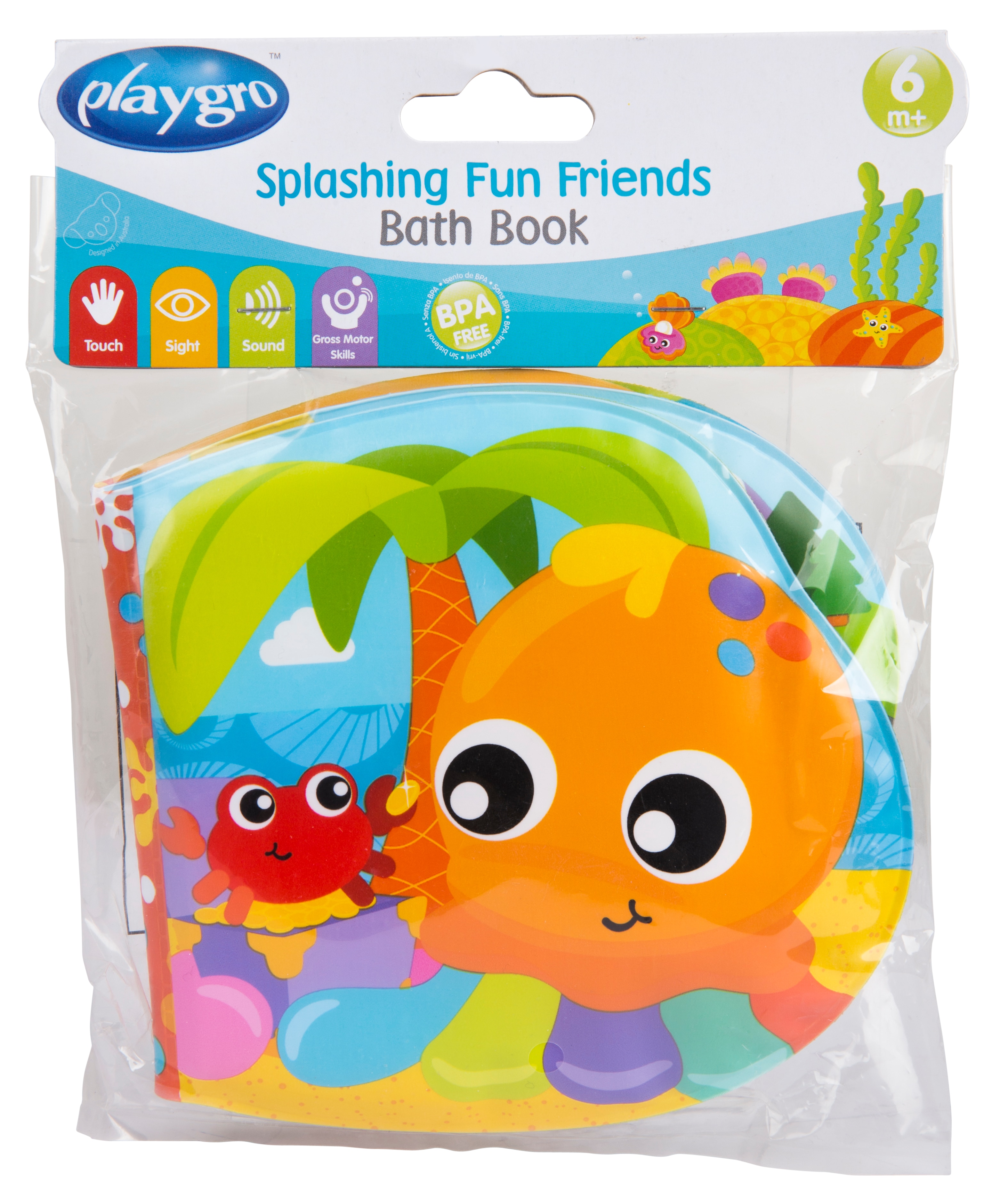 Libro de baño Splashing Fun Friends Playgro 4