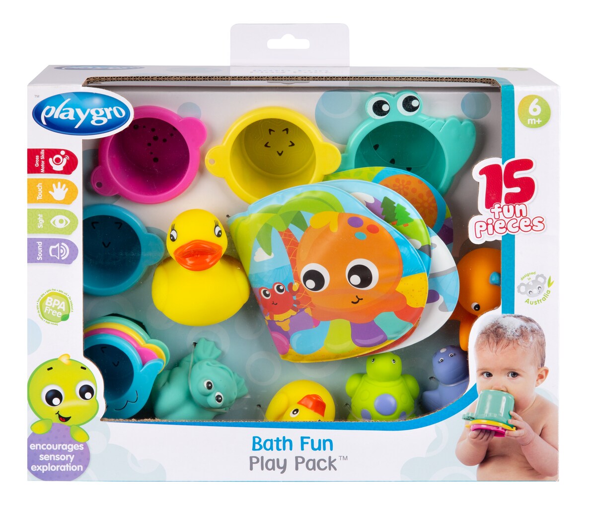 Pack regalo Juguetes de baño bebé Bath Fun Play Pack Playgro 2