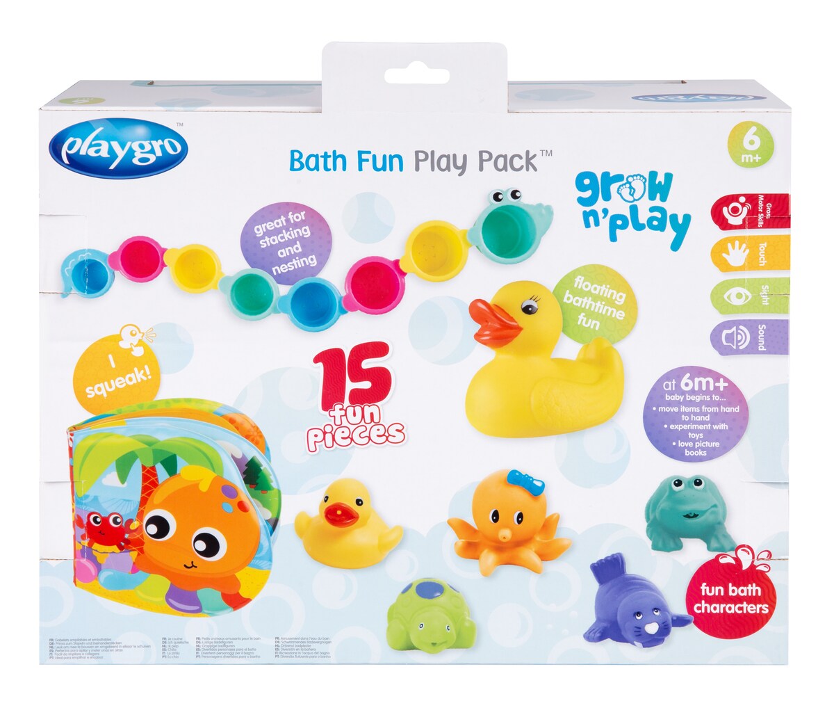 Pack regalo Juguetes de baño bebé Bath Fun Play Pack Playgro 3