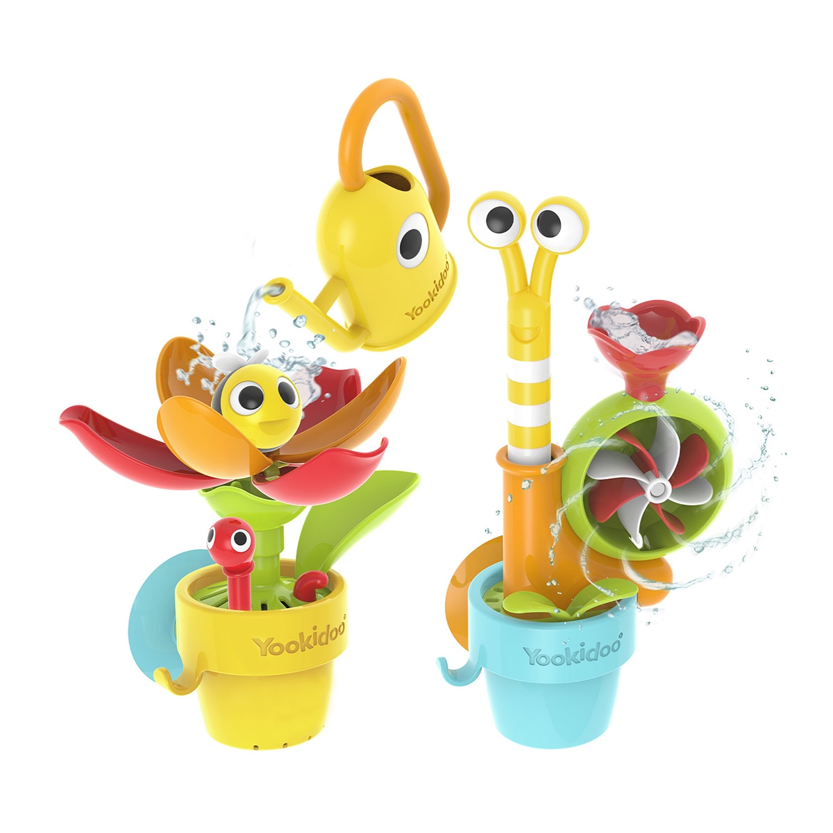 Yookidoo – Juguete de baño Set Jardín En La Bañera Yookidoo.