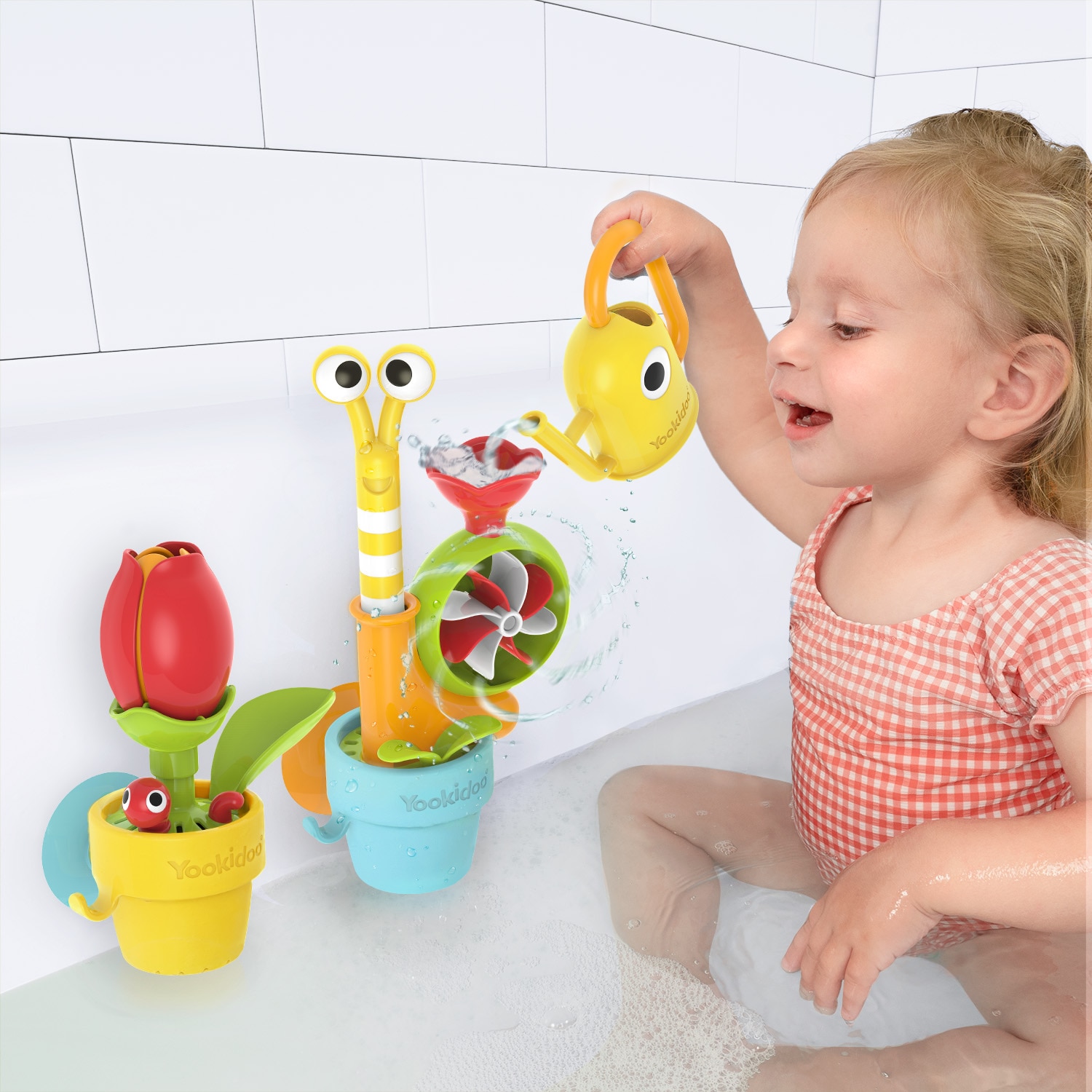 Juguete de baño Set Jardín En La Bañera Yookidoo 4