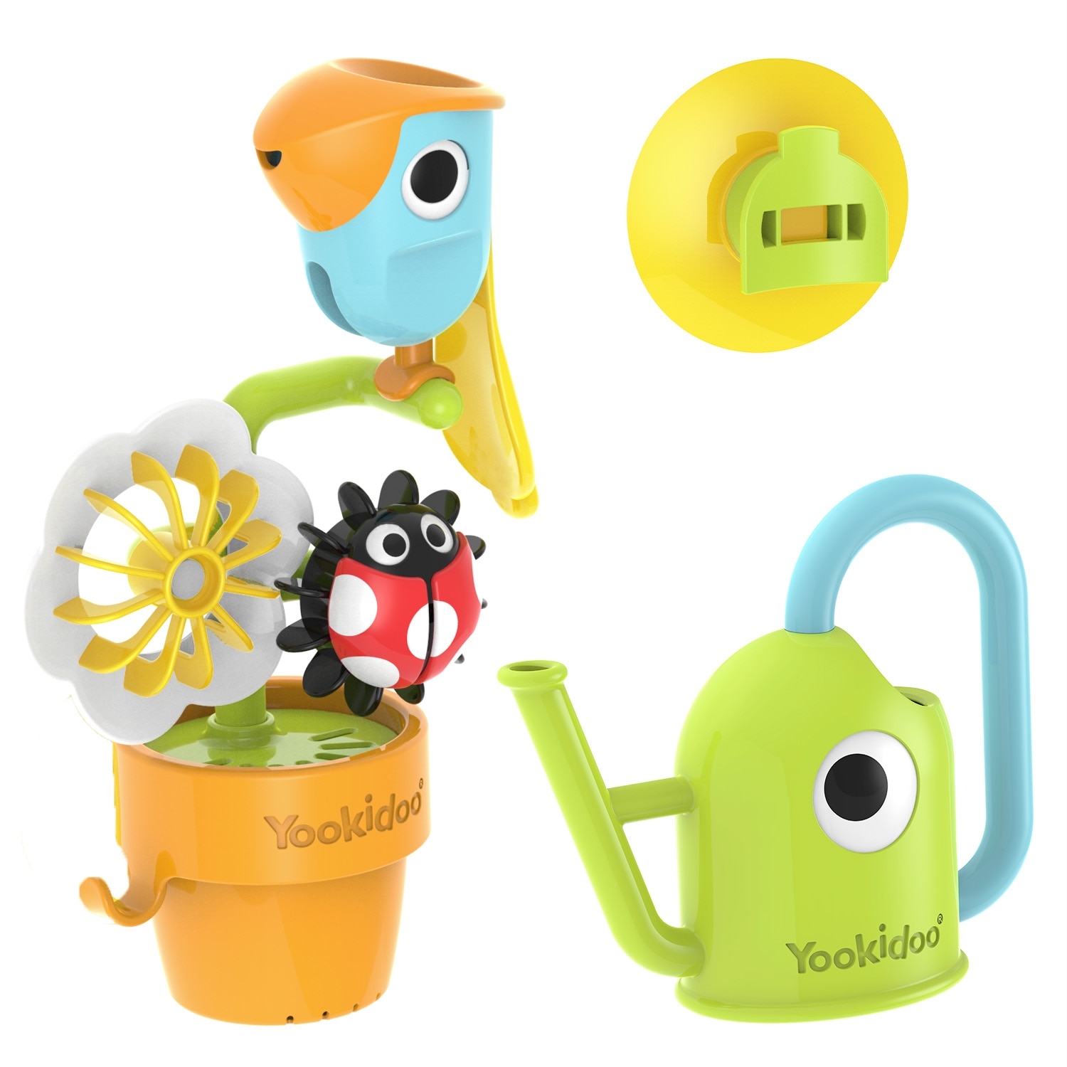 Juguete de baño Pajarito Pica Y Pica En La Bañera Yookid 3