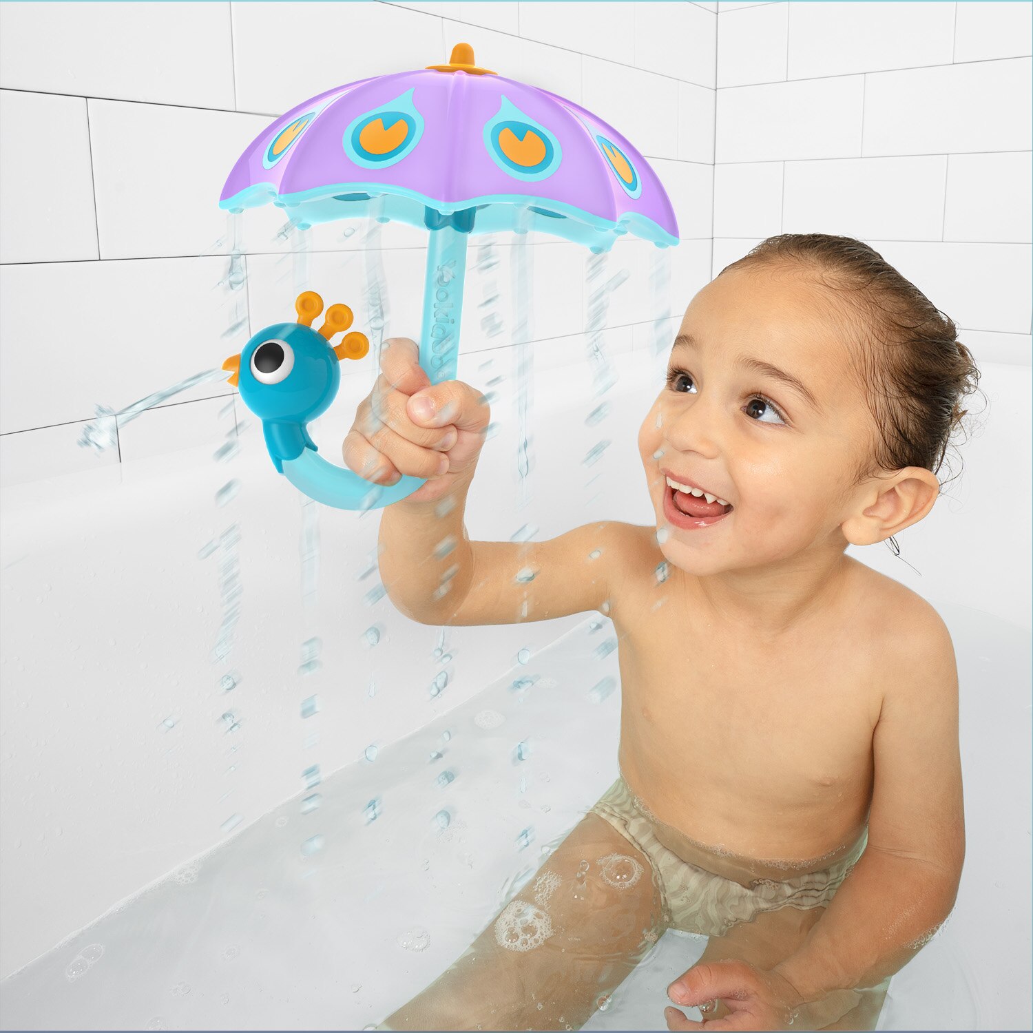 Juguete de baño Lluvia En La Bañera Lila Yookidoo 2