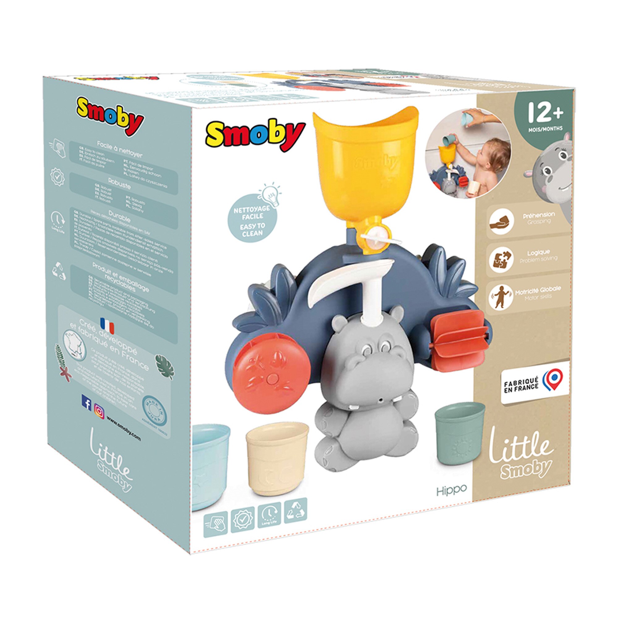 Juego de baño Hippo Little Smoby 8