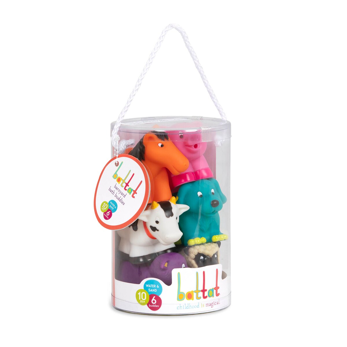 Juguetes de baño animales de la granja Bath Buddies Battat 2