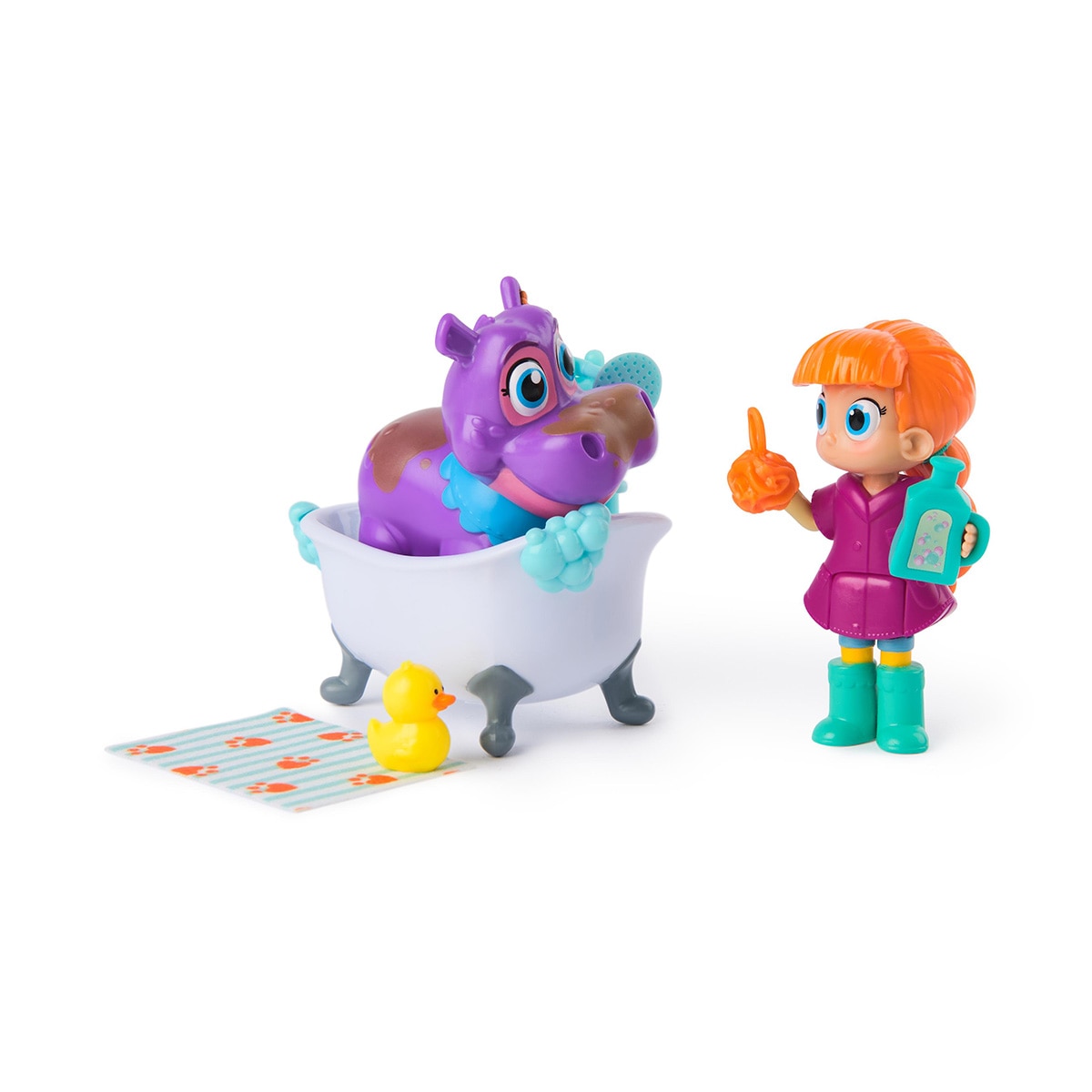 Pack de baño de burbujas de Juno con Vida Juno cambia de color, con accesorios médicos Vid The Vet Spin Master 4
