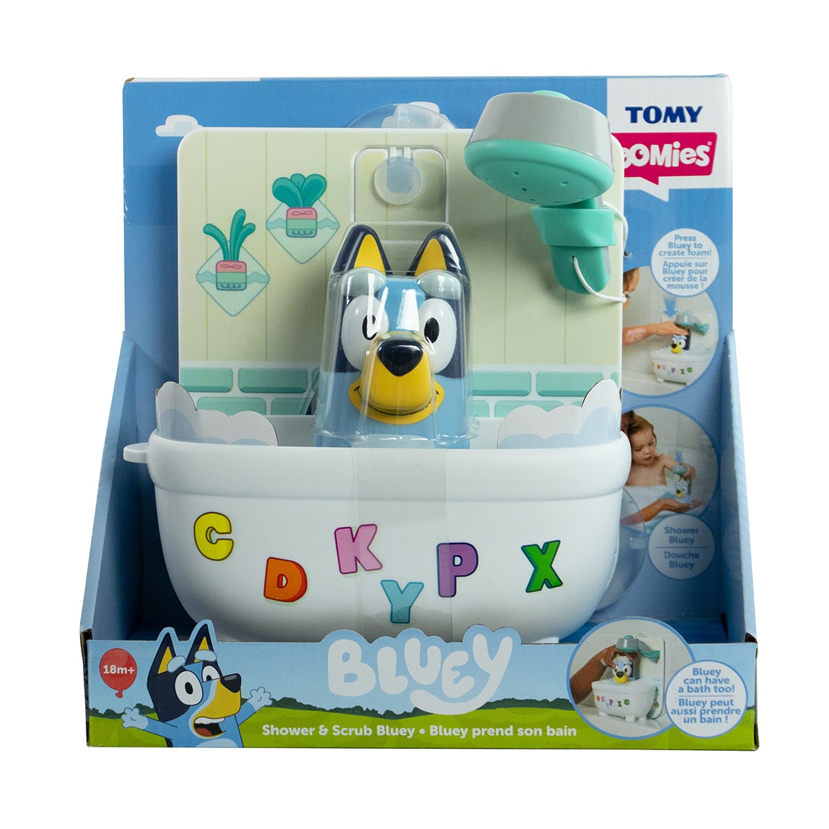 Juguete de baño Baña y frota a Bluey Bizak 5