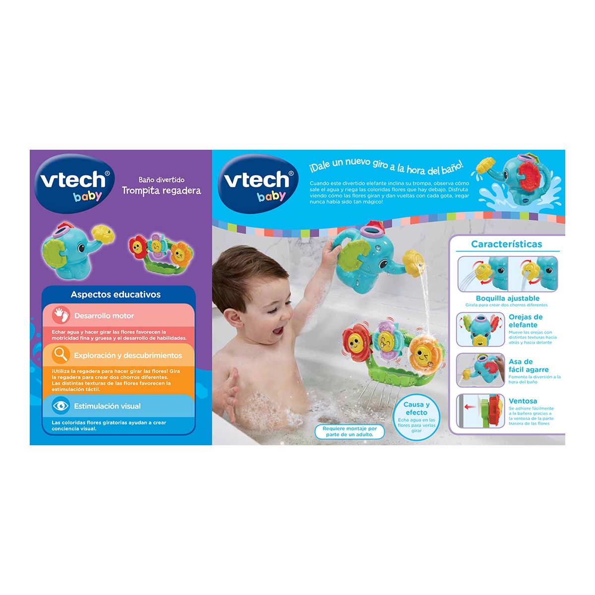 Juguete de baño con distintas actividades Vtech 4