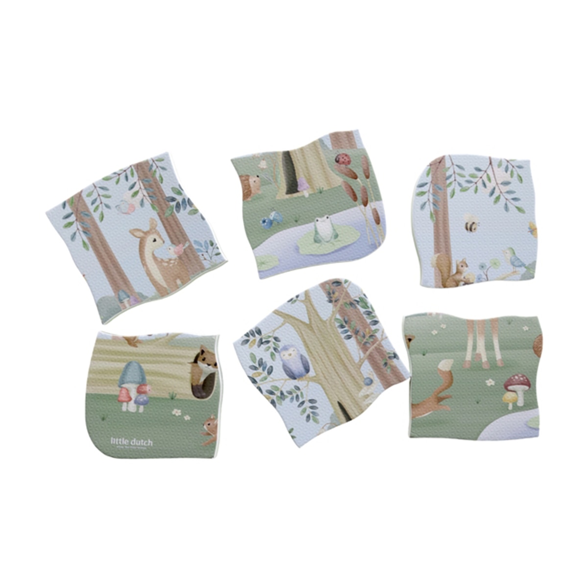 Imagen 0 de Puzle de baño Forest Friends Little Dutch