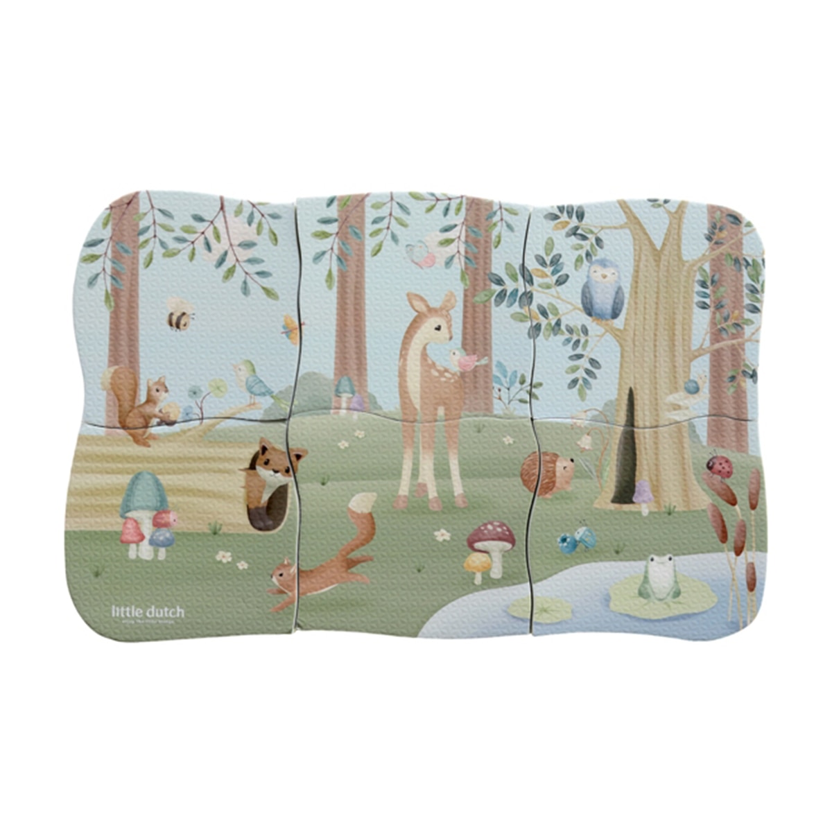Imagen 4 de Puzle de baño Forest Friends Little Dutch