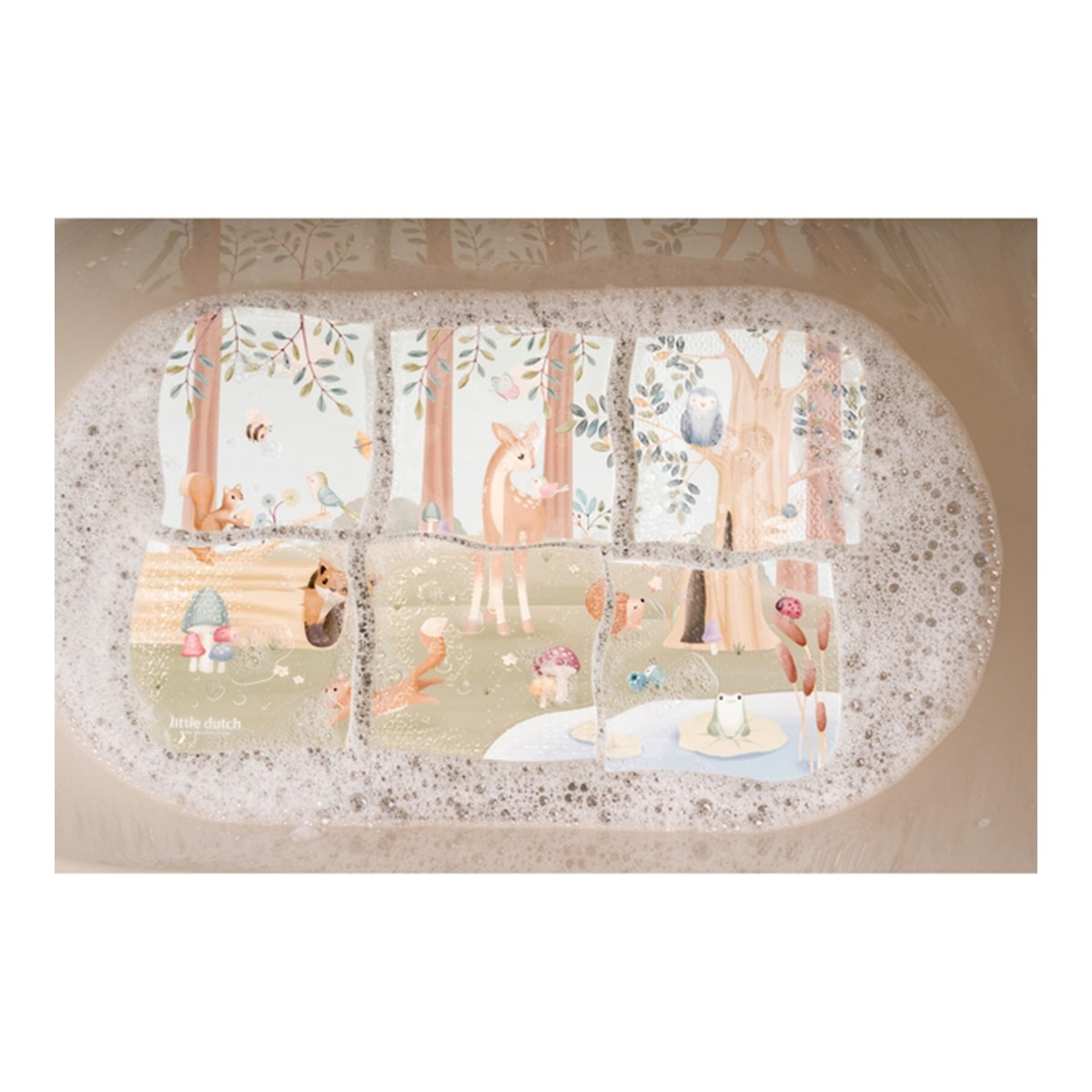 Imagen 8 de Puzle de baño Forest Friends Little Dutch