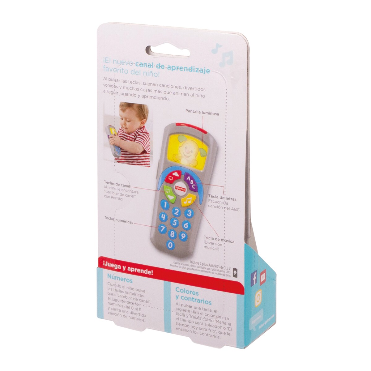 Juguete electrónico bebé Mando a distancia perrito Fisher-Price