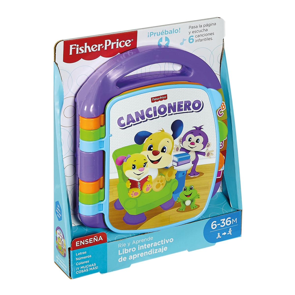 Libro interactivo juguete de aprendizaje para bebé Fisher-Price 3