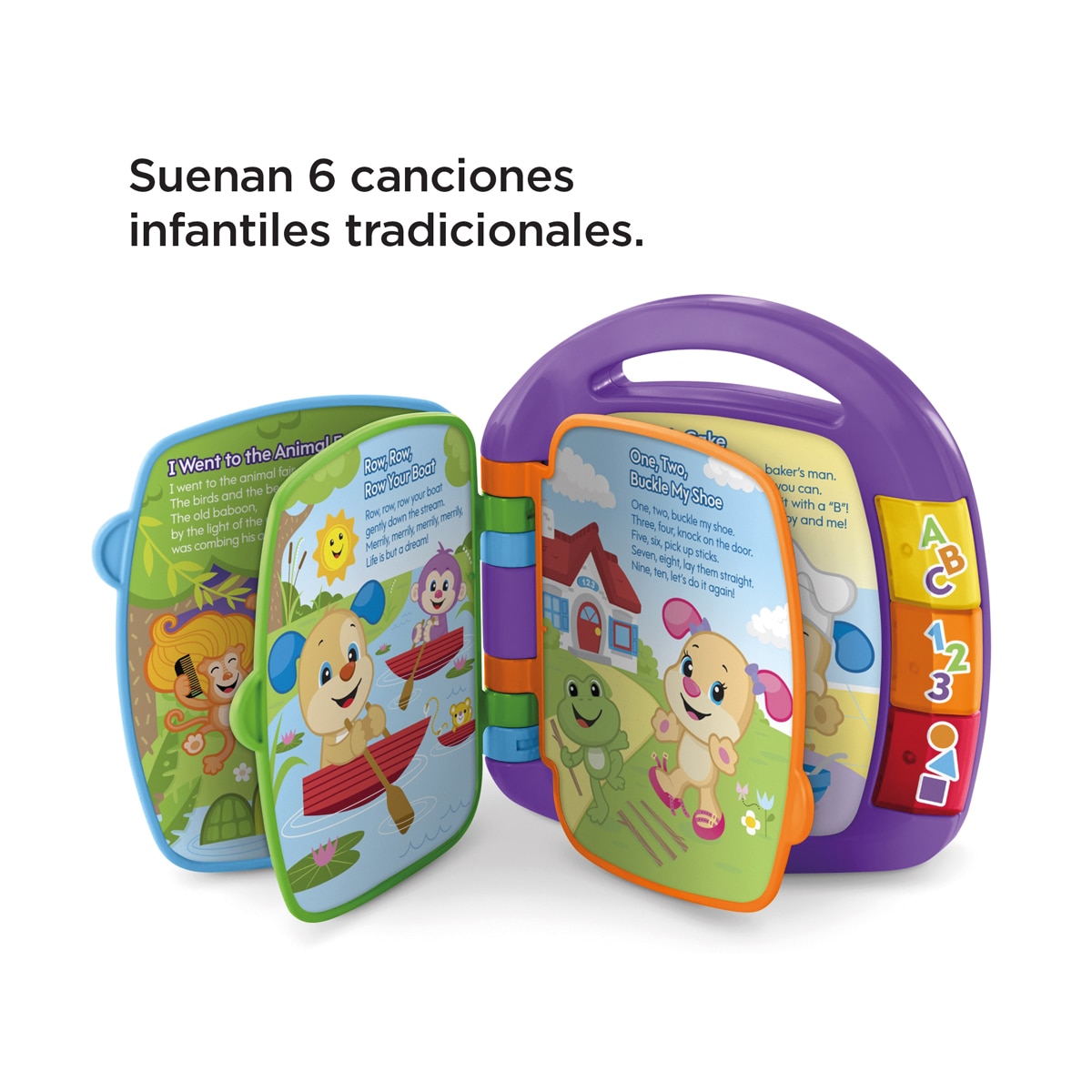Libro interactivo juguete de aprendizaje para bebé Fisher-Price 4