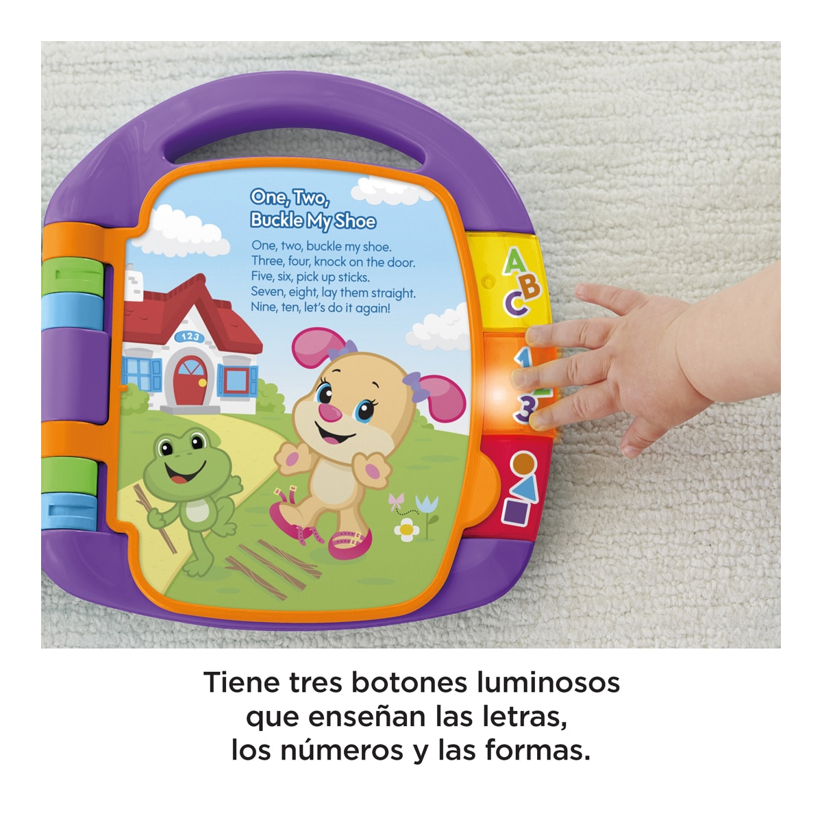 Libro interactivo juguete de aprendizaje para bebé Fisher-Price 6