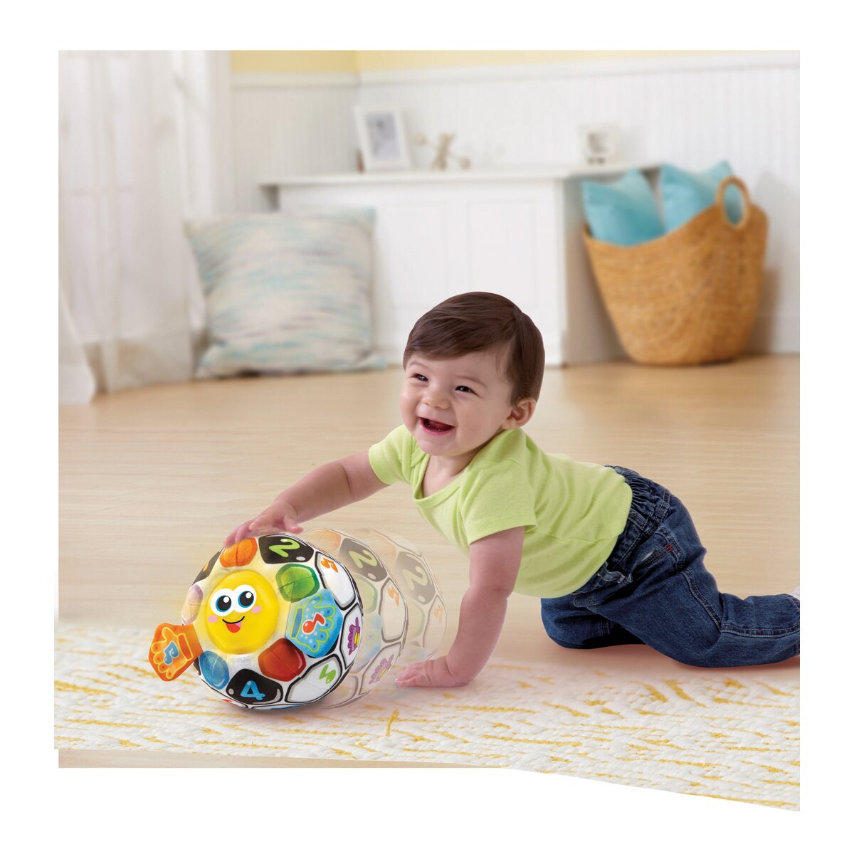 Pelota de fútbol blanda de estimulación sensorial interactiva Futbola VTech Baby 6