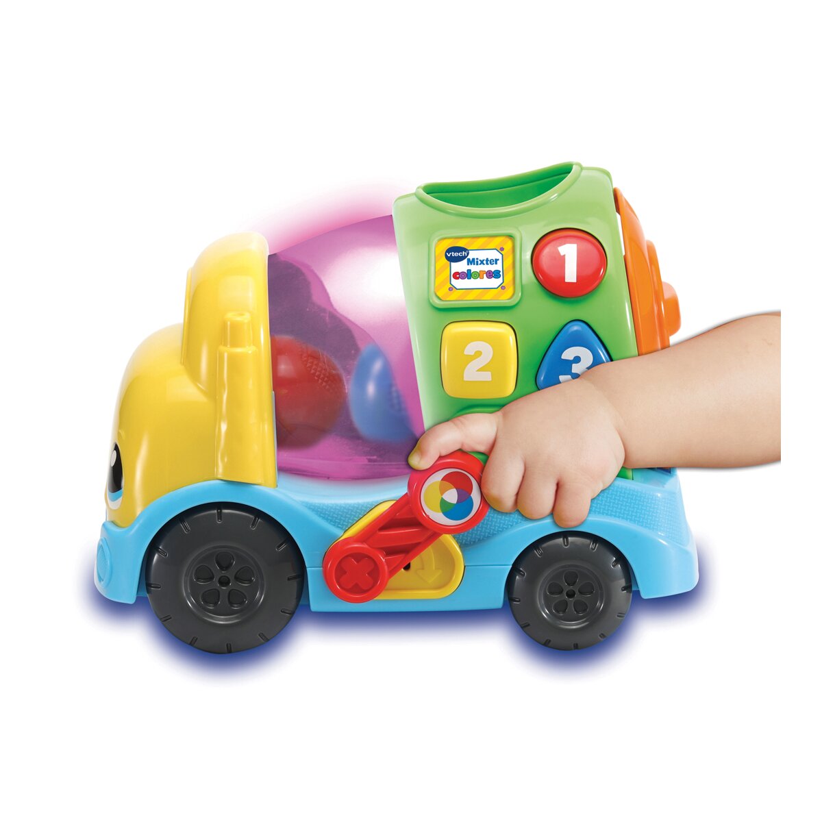 Camión hormigonera de juguete educativo Mixter colores VTech Baby 4
