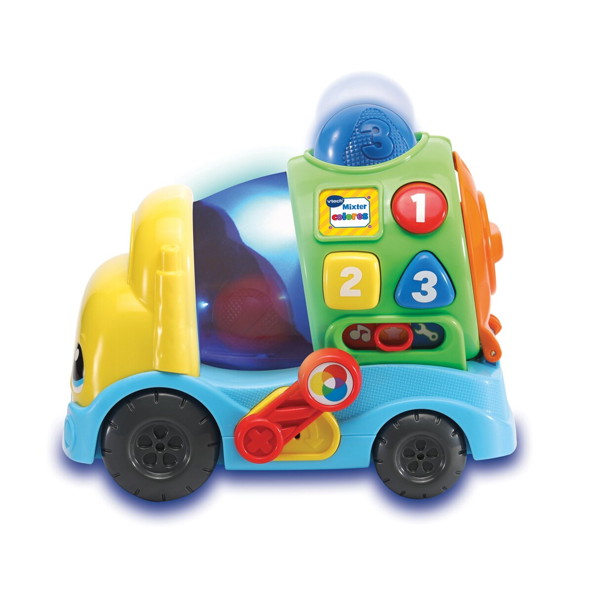 Camión hormigonera de juguete educativo Mixter colores VTech Baby 5