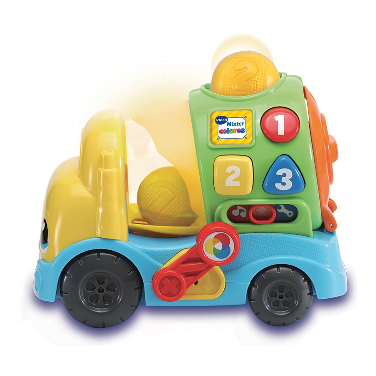Camión hormigonera de juguete educativo Mixter colores VTech Baby 8