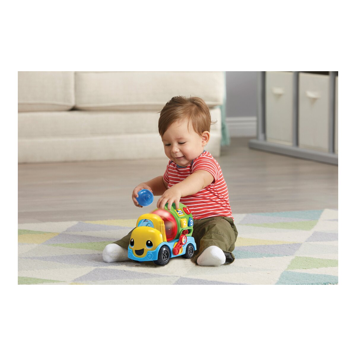 Camión hormigonera de juguete educativo Mixter colores VTech Baby 9