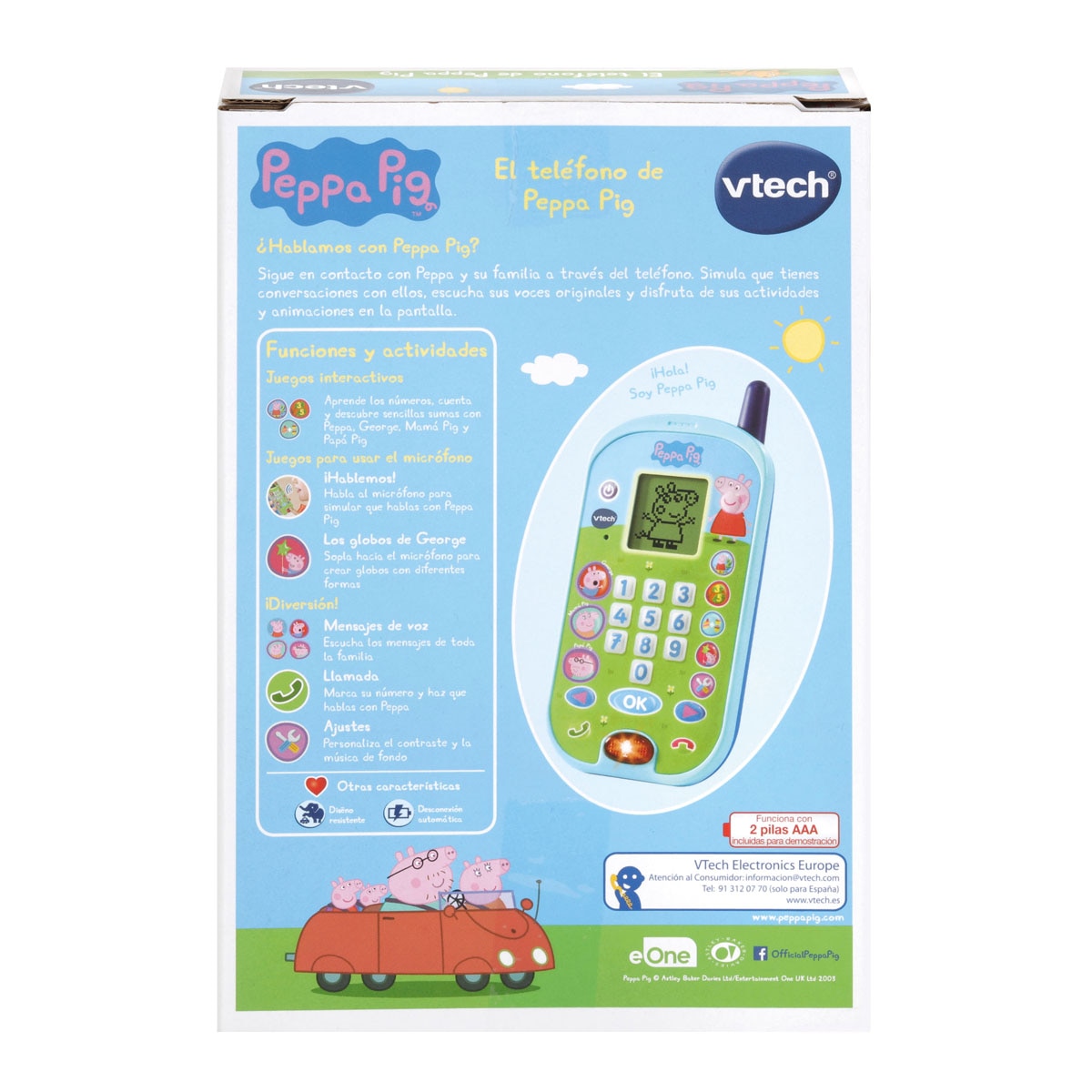 Móvil de juguete El teléfono de Peppa Pig VTech 3