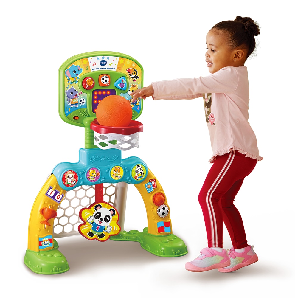 Centro de deportes Basket-Gol, Canasta-portería interactiva para niños VTech Baby 3