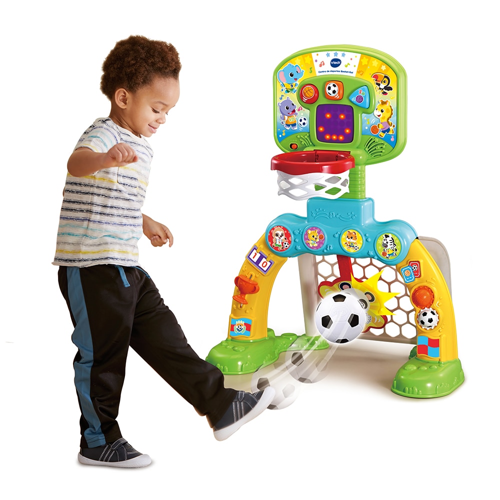Centro de deportes Basket-Gol, Canasta-portería interactiva para niños VTech Baby 4