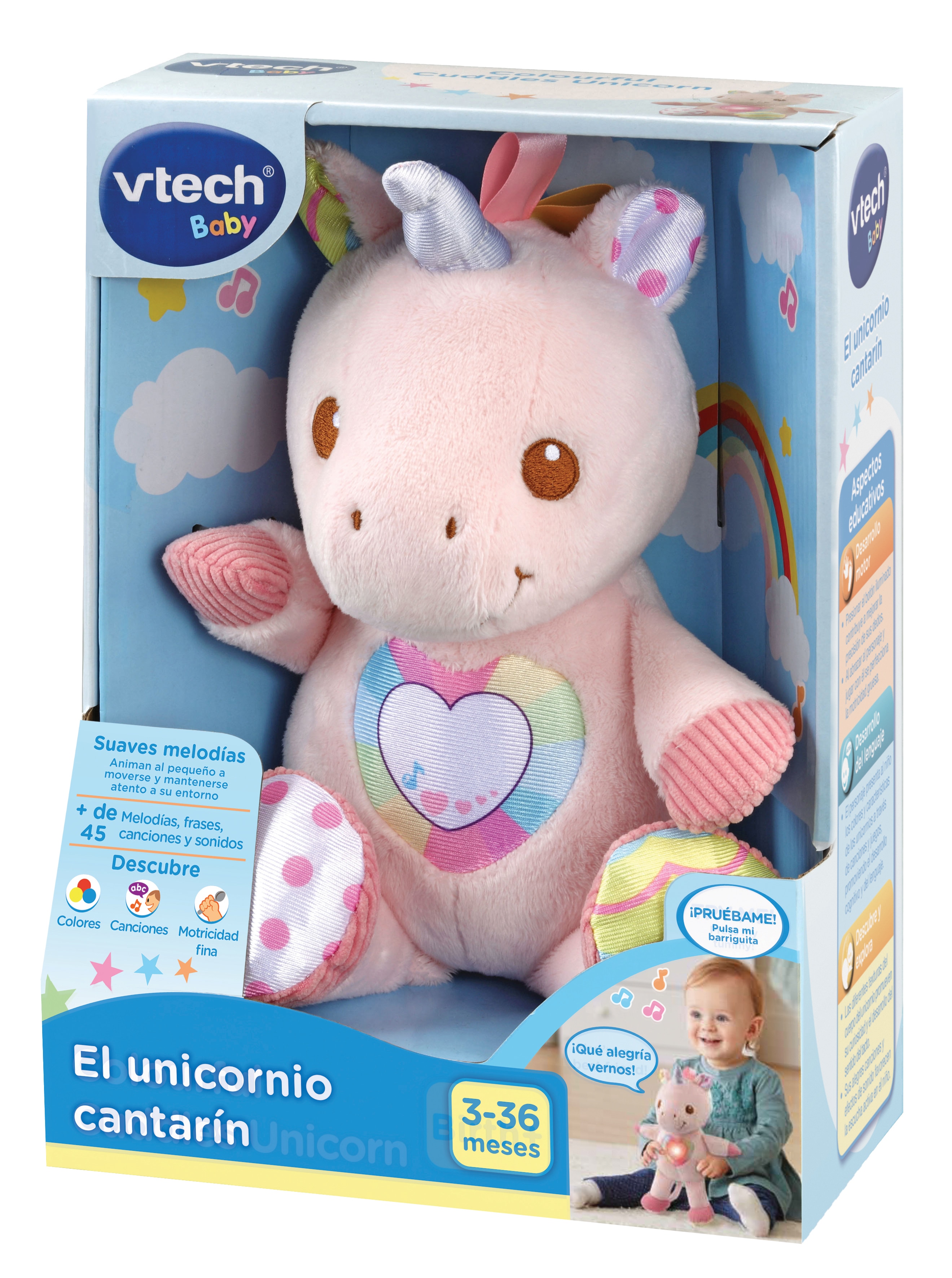 Peluche El Unicornio Cantarín Para Bebé VTech Baby 2