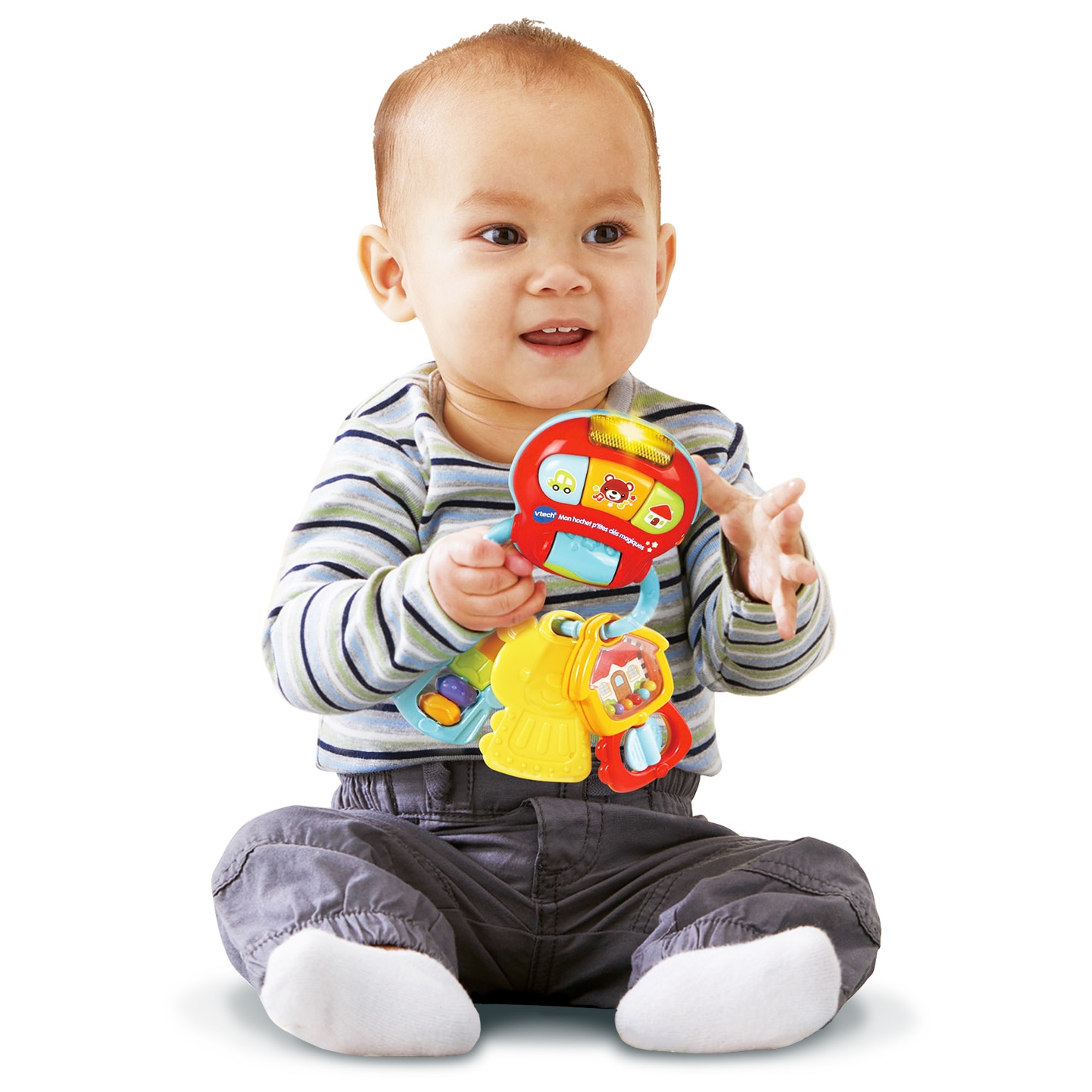 Llavero de juguete Baby Keys Sonajero Electrónico Interactivo VTech Baby 3
