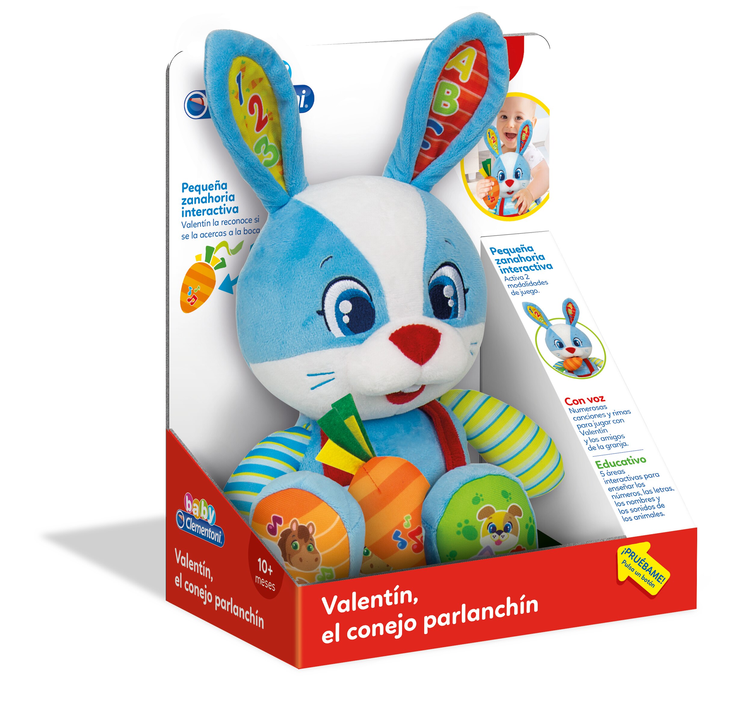 Valentín Peluche Interactivo El Conejo Parlanchín 2