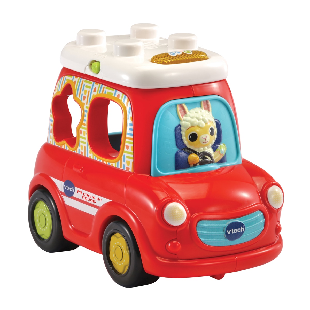 VTech – Mi coche de figuras Vehículo interactivo con encajables para bebé VTech Baby.
